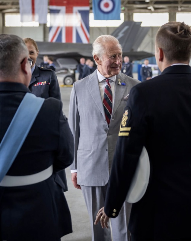 Prinsessen av Wales og prins George besøkte RAF Coningsby