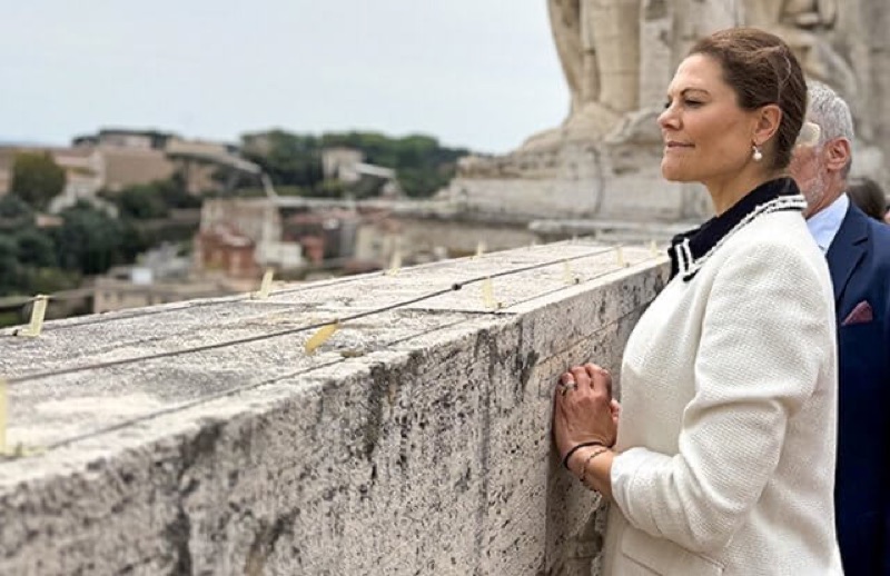 Kronprinsesse Victoria i Roma