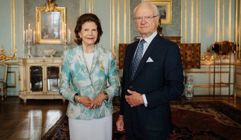 Kong Carl Gustaf og dronning Silvia