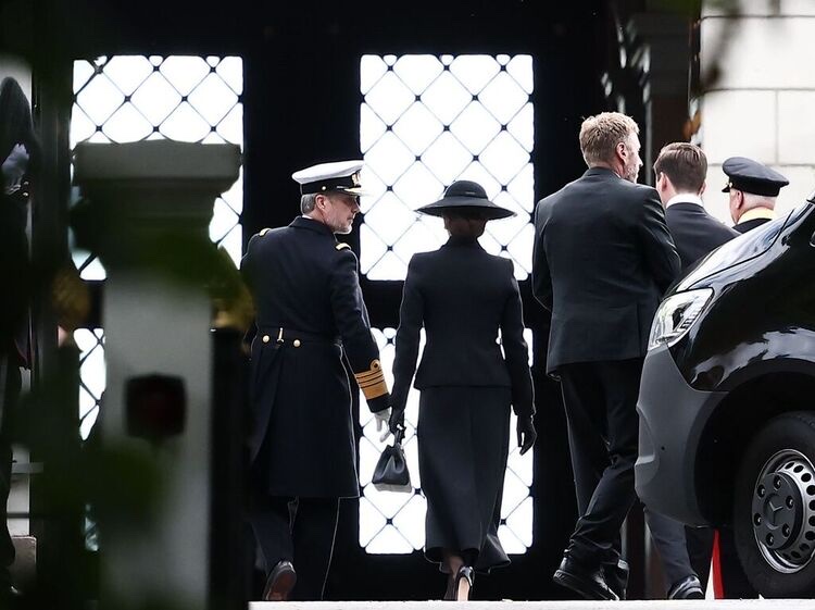 The royal guests have arrived at the Palace