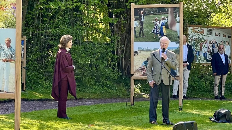 Kong Carl XVI Gustaf holder tale
