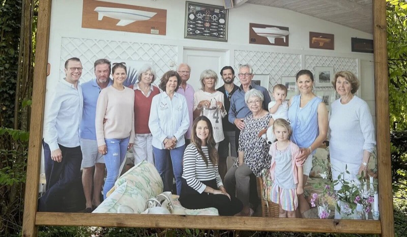 Familieportrett i utstillingen