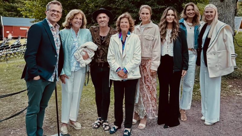 Dronning Silvia, Madeleine og Sofia på konsert på Solliden