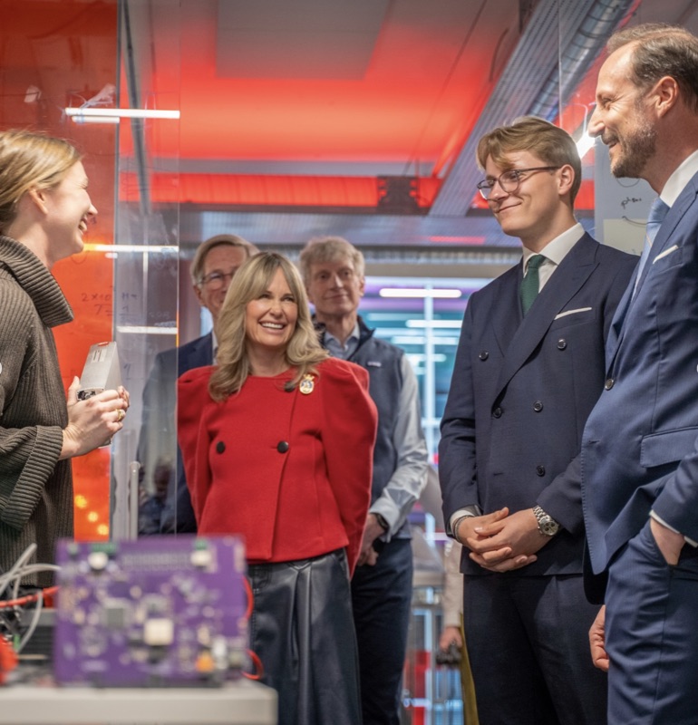 Kronprinsen og prins Sverre Magnus på Startuplab