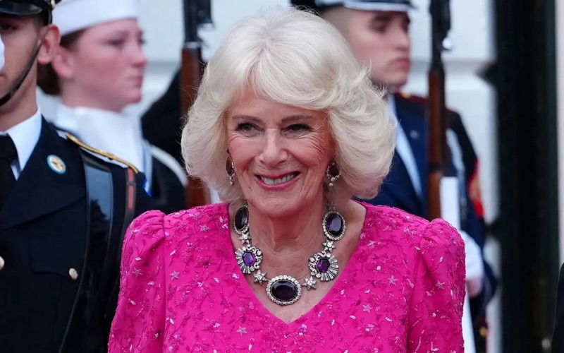 Dronning Camilla og førstedame Melania Trump