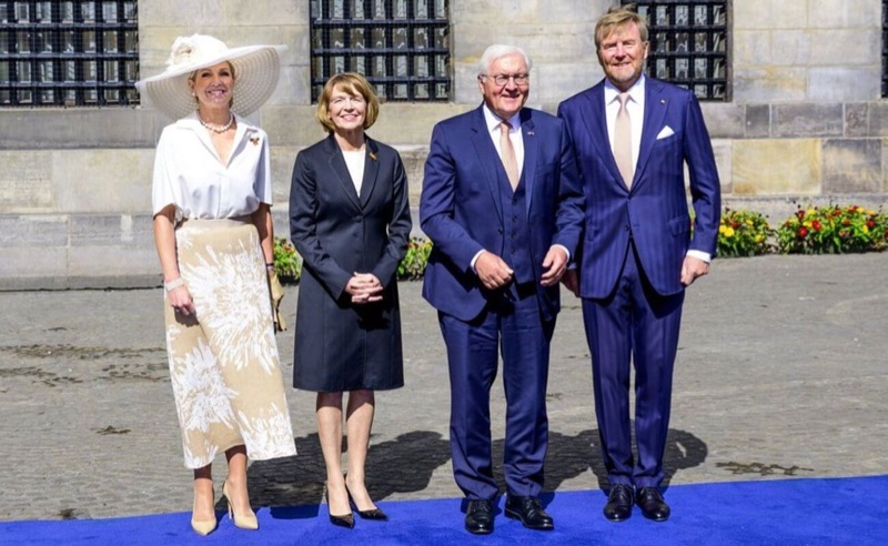 Tysklands president på statsbesøk i Nederland