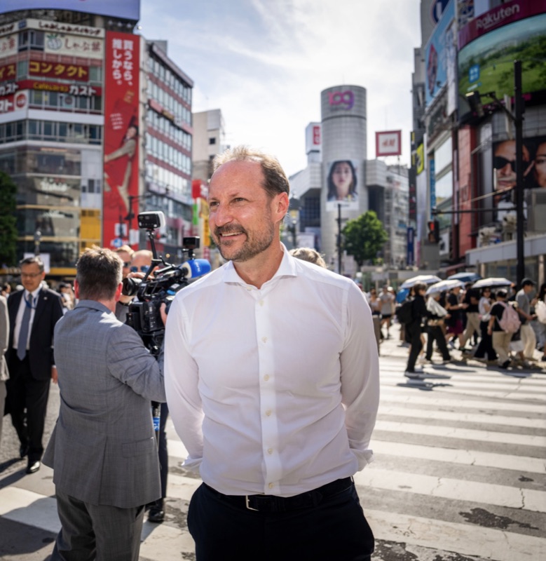Kronprins Haakon på offisielt besøk i Japan
