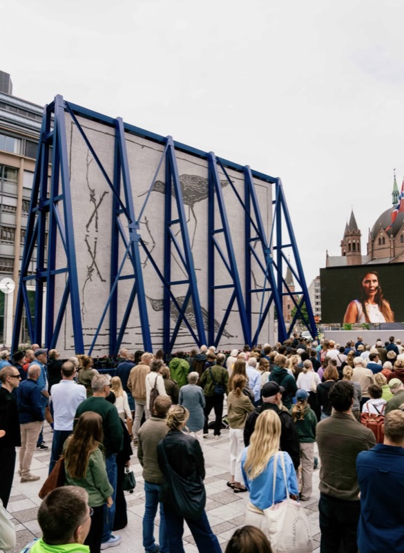 Minnesmerket En opprettholdelse på Johan Nygaardsvolds plass