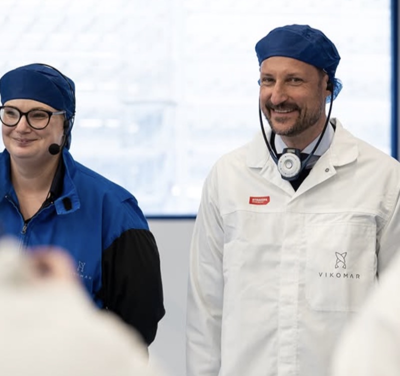 Kronprinsen besøker Vikomar