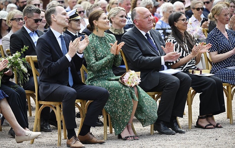Kronprinsessen under åpningsseremonien
