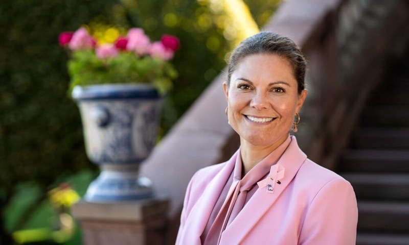 Crown Princess Victoria is patron of the Pink Ribbon for the 18th year