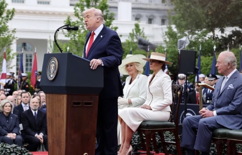 Kongeparet med presidentparet