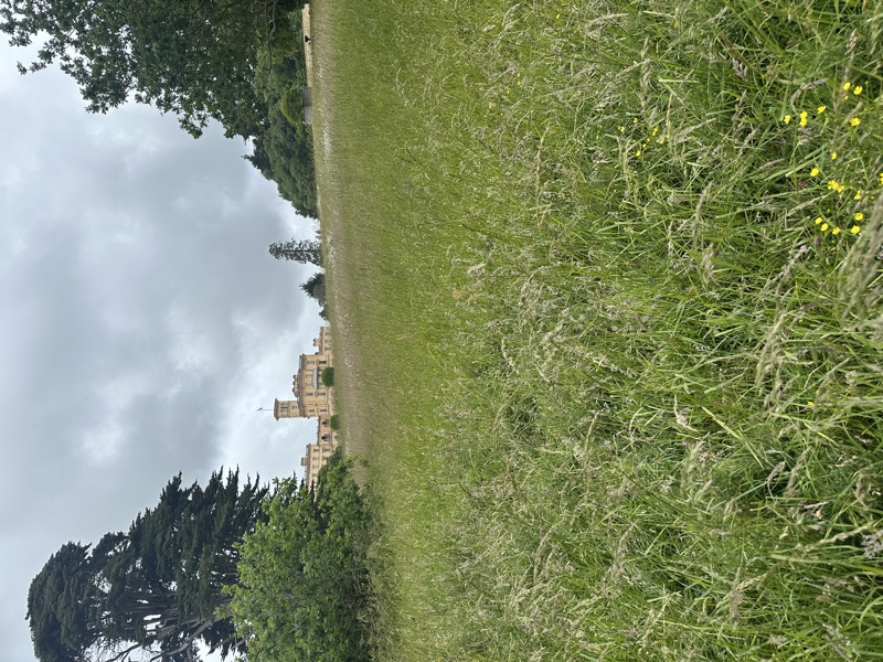 Osborne House sett fra engene i parken